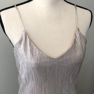 Metallic Blush Gold Dress- Small